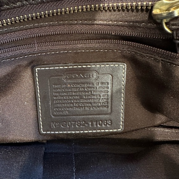 Chocolate Brown Coach Handbag - Picture 8 of 8